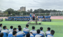 甘肃省庆阳市西峰区红十字会开展应急救护知识培训进校园活动